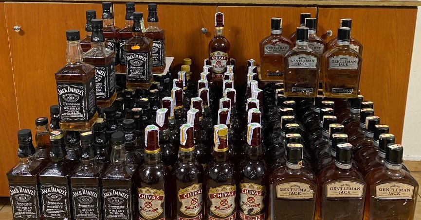 Jandarma kaçak viskilere el koydu