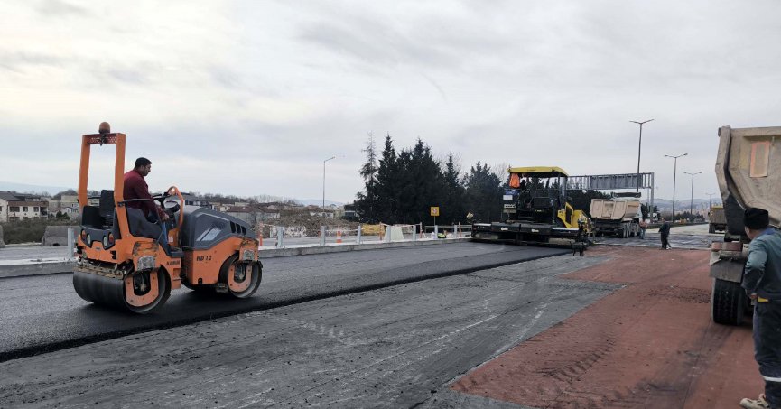 TEM Otoyolu İstanbul istikameti asfaltlandı