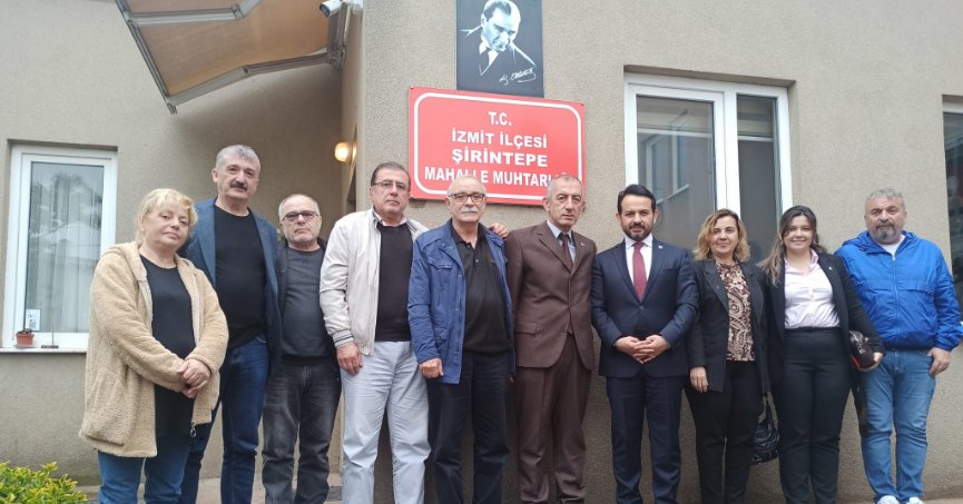 CHP İzmit’ten yeni muhtarlarla ilk temas