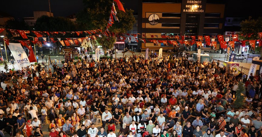 Milli Heyecan Derince Kent Meydanı’nda Yaşanacak