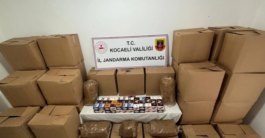 600 bin lira değerinde kaçak tütün ele geçirildi!
