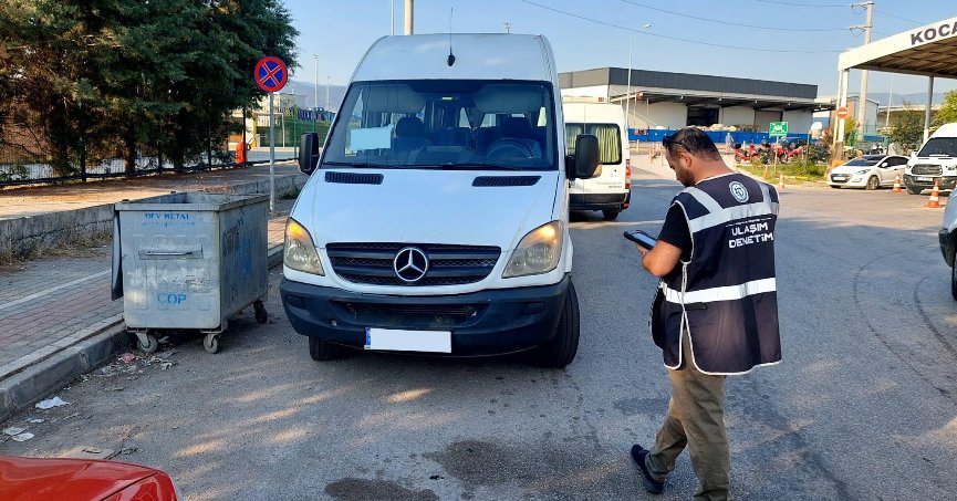 Korsan servis araçları trafikten men edildi