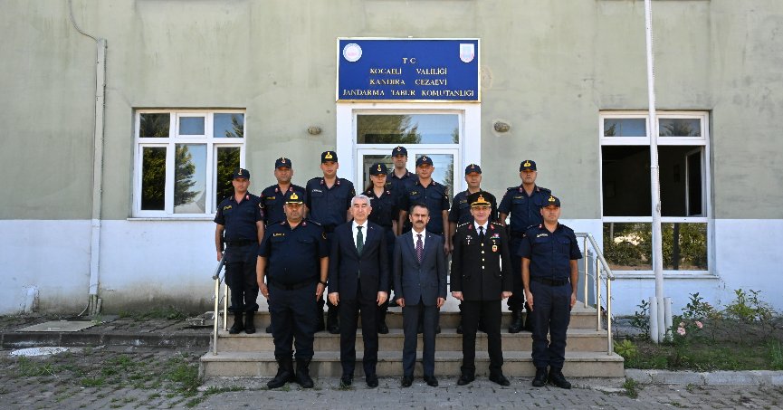 Vali İlhami Aktaş, Kandıra Cezaevi Jandarma Tabur Komutanlığı'nı ziyaret etti