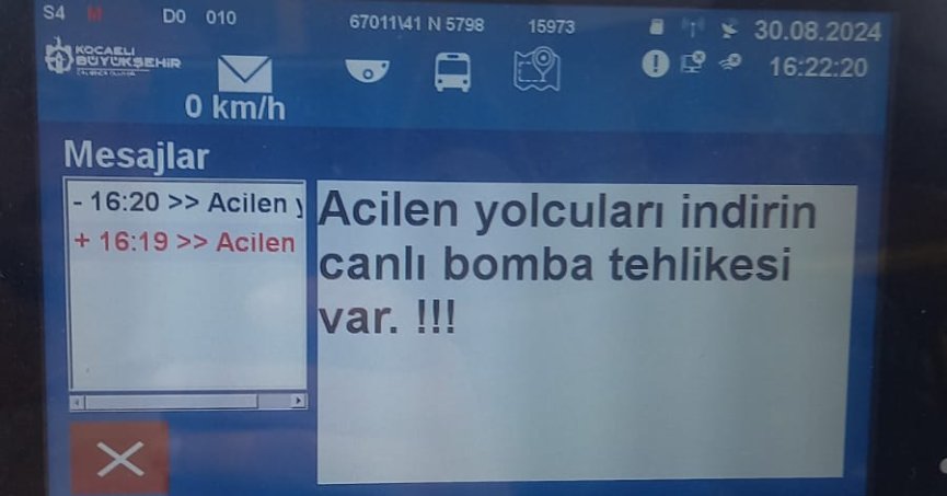 Otobüslerde “canlı bomba” paniği!