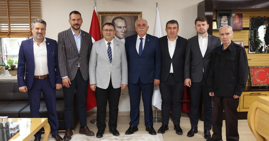 Başkan Gökçe´nin Konukları İYİ Parti Heyeti