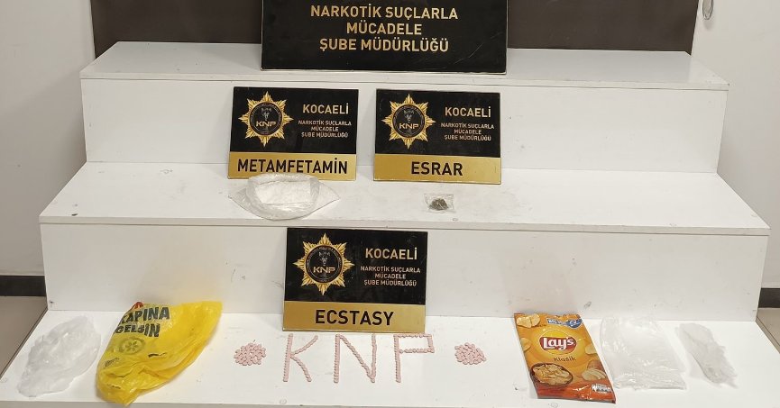 500 gram metamfetamin ele geçirildi