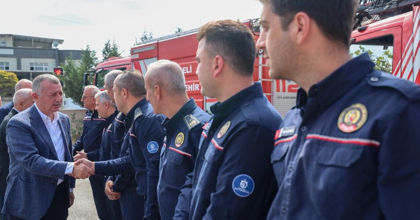 Büyükakın: İtfaiye erlerimiz Türkiye’nin kahramanları