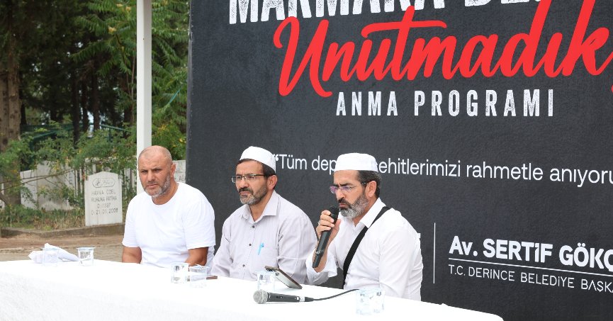 17 Ağustos Deprem Şehitleri Unutulmadı