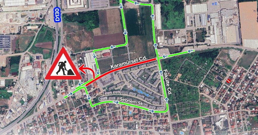 Başiskele Karamürsel Caddesi araç trafiğine kapatılıyor