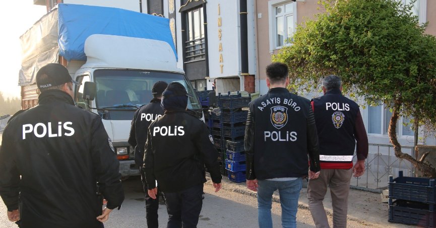 Aranma kaydı bulunan 54 şahıs  yakalandı