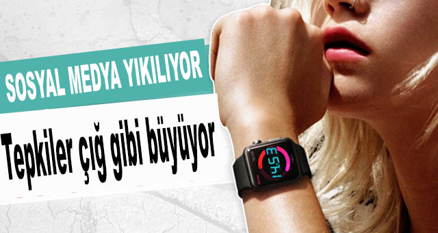 Sosyal Medyada tepkiler çığ gibi büyüyor