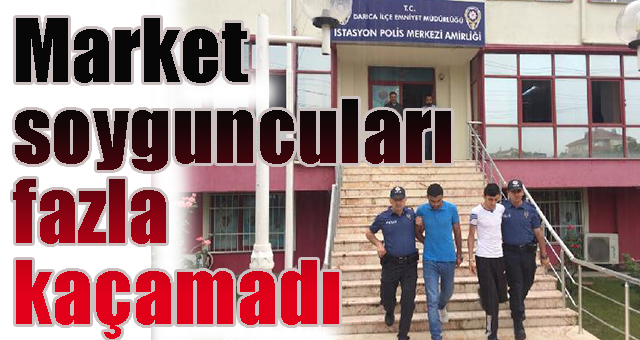 Soyguncular yakalandı