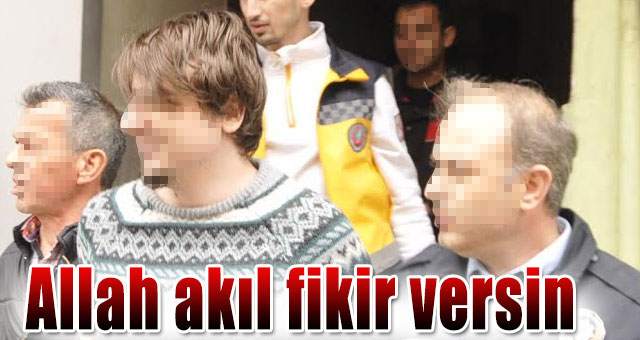 Soyunup çatıya çıktı