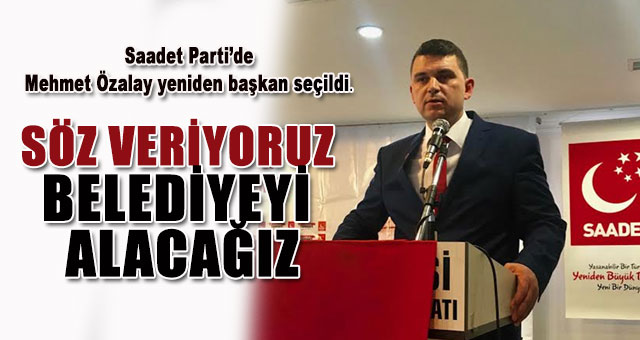Söz veriyoruz belediye'yi alacağız