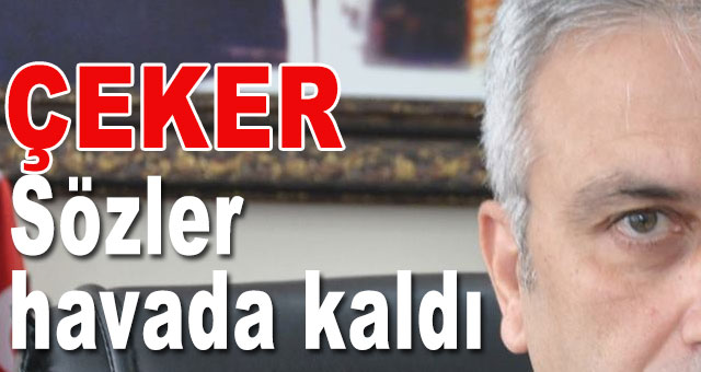 Sözler havada kaldı