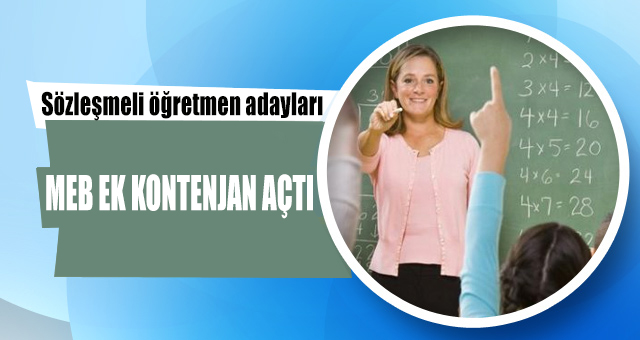 Sözleşmeli Öğretmenler için ek atama