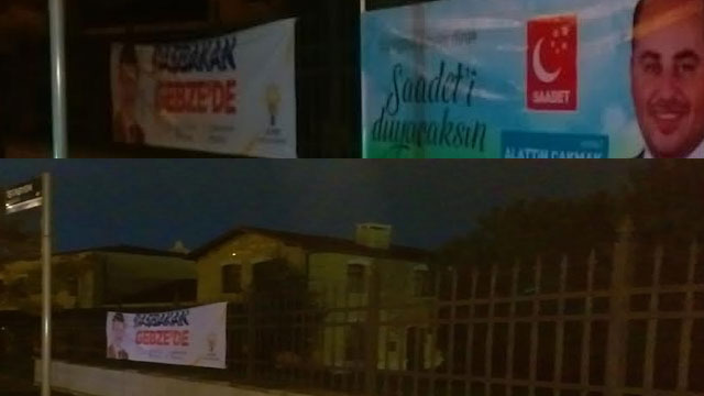 SP’nin afişlerini kim indiriyor 