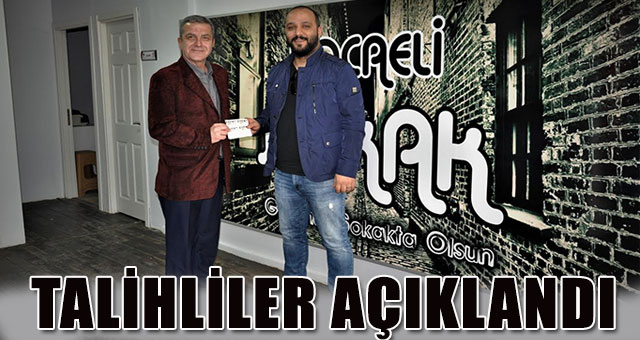 Talihliler açıklandı
