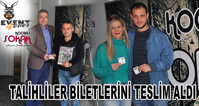 Talihliler biletlerini teslim aldı