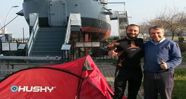 Tam 870 km yürüdü 