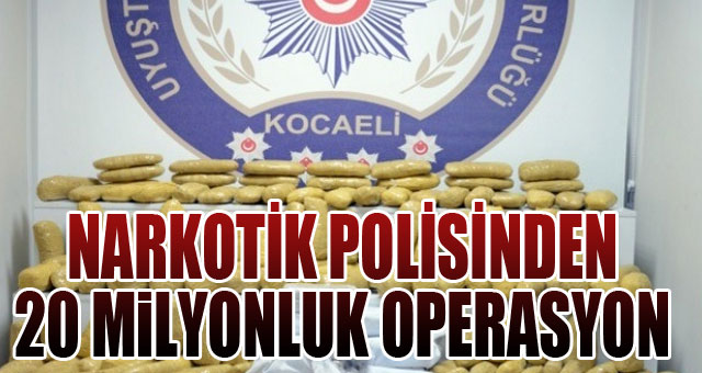 Tanker içerisinde Eroin ele geçirildi