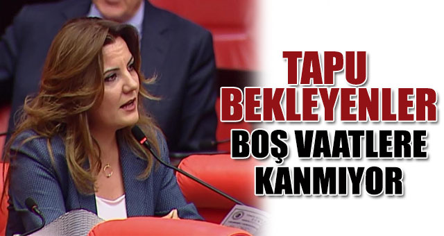 Tapu bekleyenler boş vaatlere kanmıyor