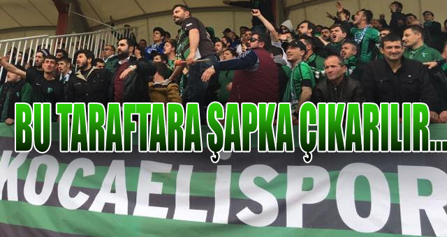 Bu taraftara şapka çıkartılır