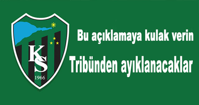 TARAFTARSAN TAKIMINA SAHİP ÇIK