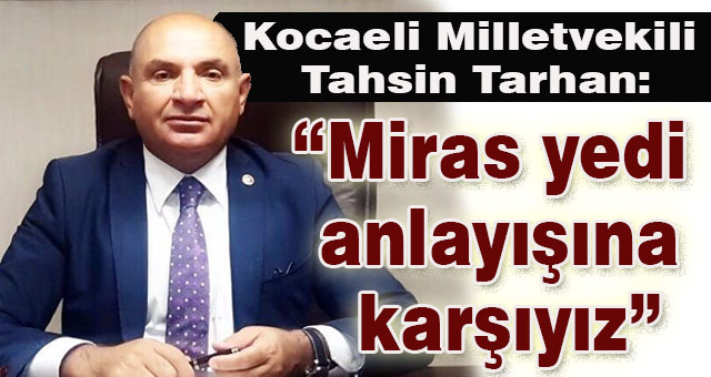 Tarhan, 176 arsa ile ilgili konuştu