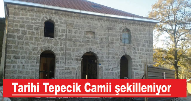 Tarihi Tepecik Camii şekilleniyor