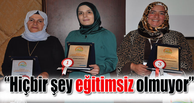 Tarımdaki girişimci kadınlar ödüllendirildi