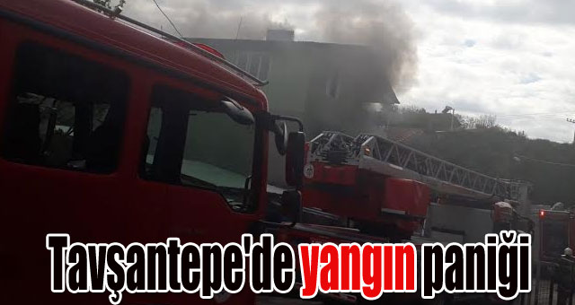 Tavşantepe'de yangın paniği