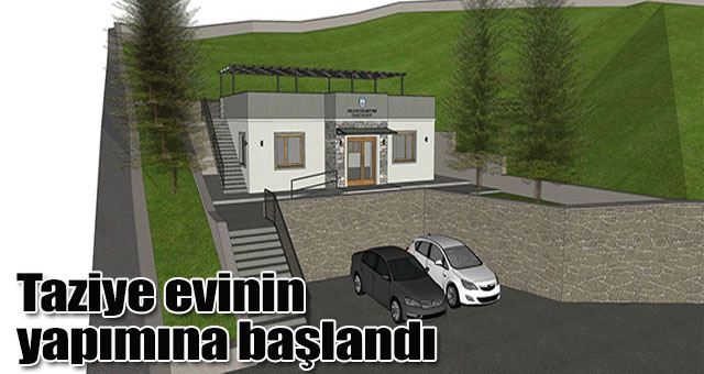 Taziye evinin yapımına başlandı