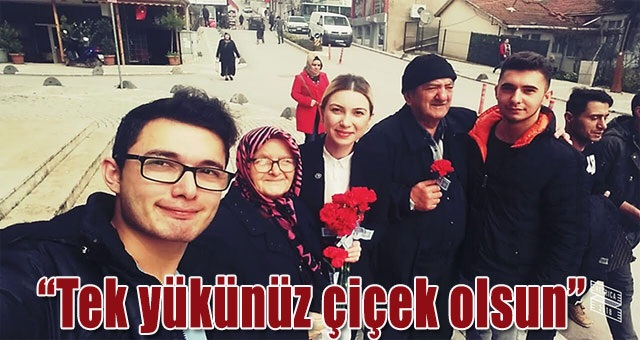 Tek yükünüz çiçek olsun