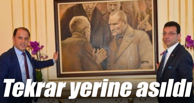 Tekrar yerine asıldı
