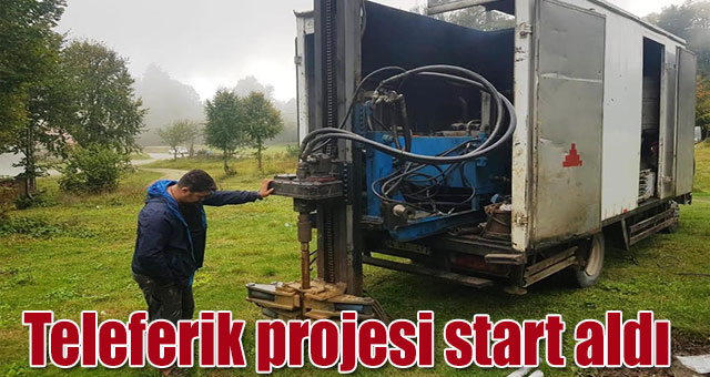 Teleferik projesi start aldı 