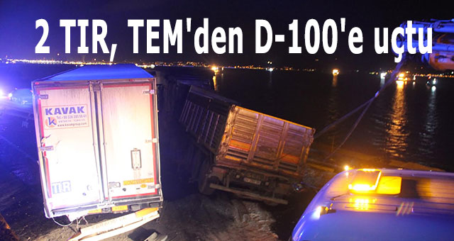 TEM’de feci kaza: 2 yaralı