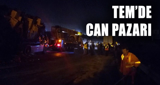 Tem'de 7 Araç Birbirine Girdi 