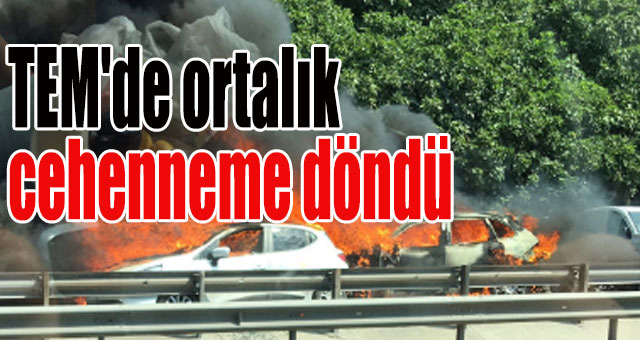 TEM'de ortalık cehenneme döndü