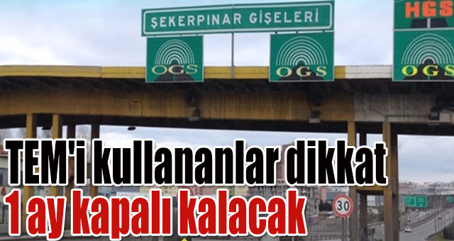 TEM'i kullananlar dikkat