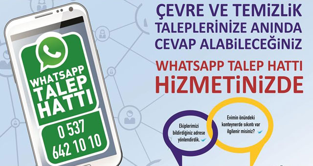 Temizlik hizmetlerine whatsapp desteği
