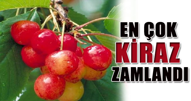 Temmuzun zam şampiyonu Kiraz