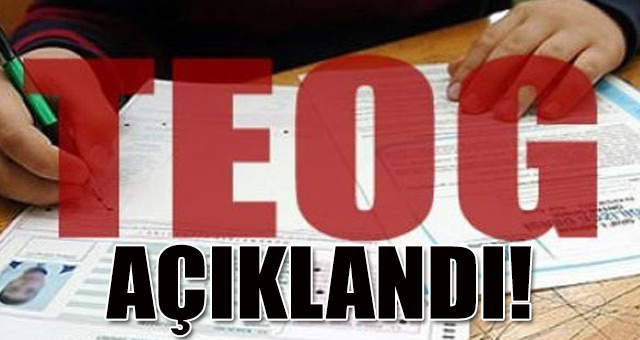 TEOG Sınav Sonuçları Açıklandı!