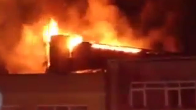 Tepecikte yangın korkuttu