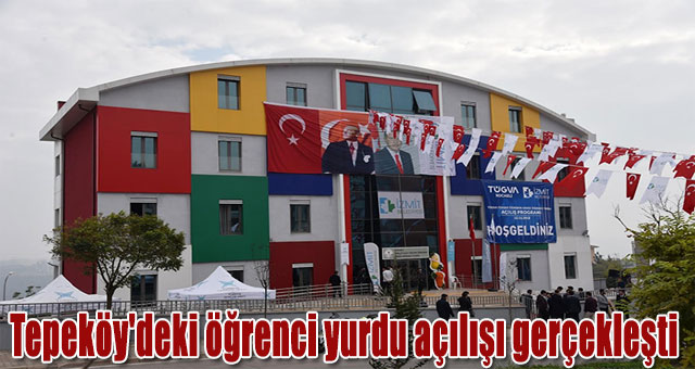 Tepeköy'deki öğrenci yurdu açılışı gerçekleşti 