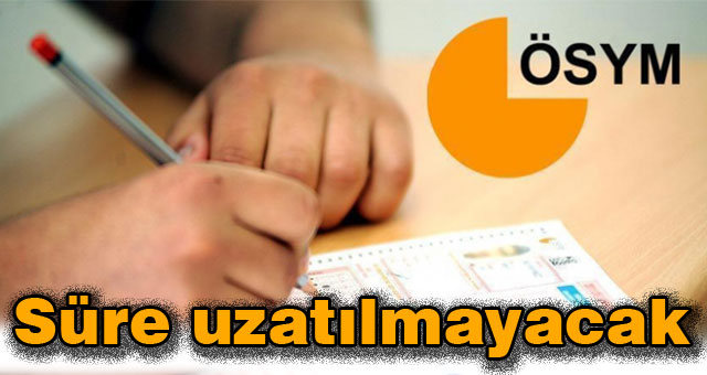 Tercih süresi bitiyor