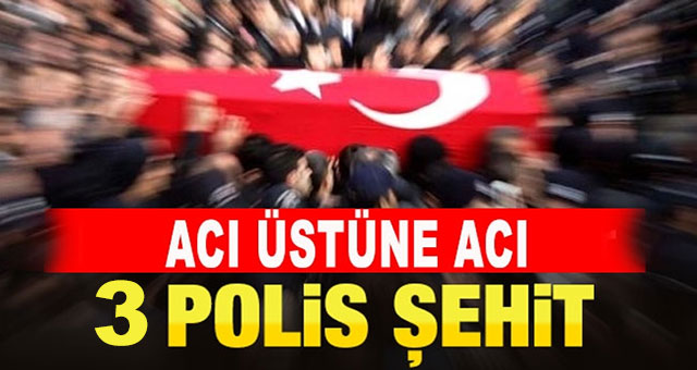 Teröristler 3 polisi şehit etti