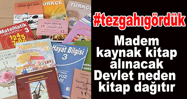 Tezgahı gördük