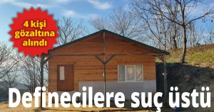 Definecilere suç üstü