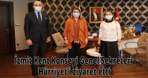 İzmit Kent Konseyi Genel Sekreteri Hürriyet’i ziyaret etti